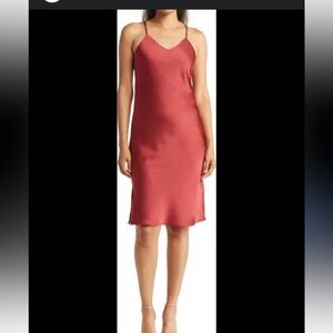 NWOT Women’s Sam Edelman Satin Camisole Slipdress – Burgundy – Sz 6